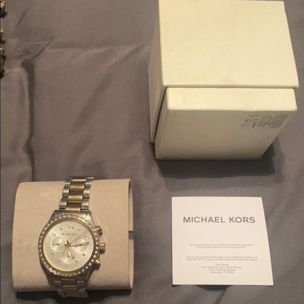 Michael Kors Dual tone watch